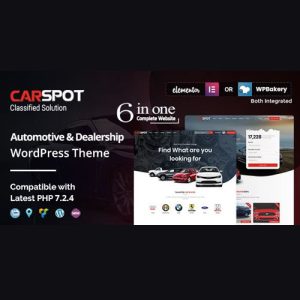 CarSpot – Bayilik WordPress Teması